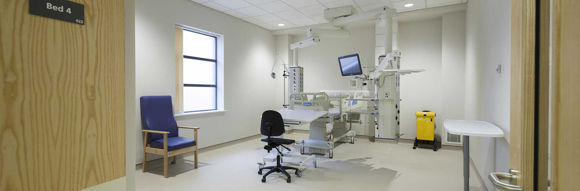 Royal Stoke modular hospital room