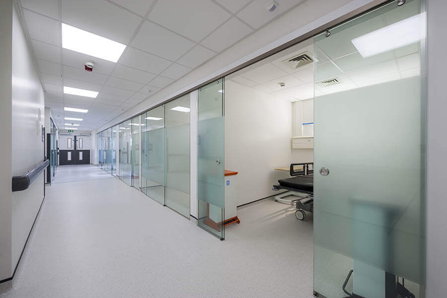 New Hall Hospital Corridor